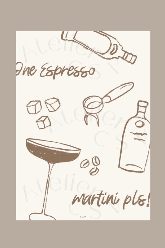 Espresso Martini Print